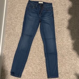 NWOT Madewell 9” high rise jean